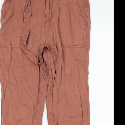 George Womens Pink  Lyocell Mom Jeans Size 14 L27 in Regular