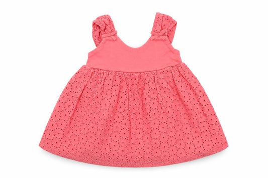 Gillian's Closet Baby Pink  Cotton A-Line  Size 6-9 Months  Round Neck
