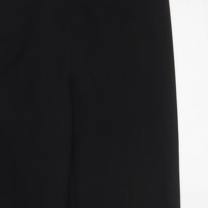 George Womens Black  Polyester Dungarees Trousers Size 12 L29 in Regular Hook & Loop