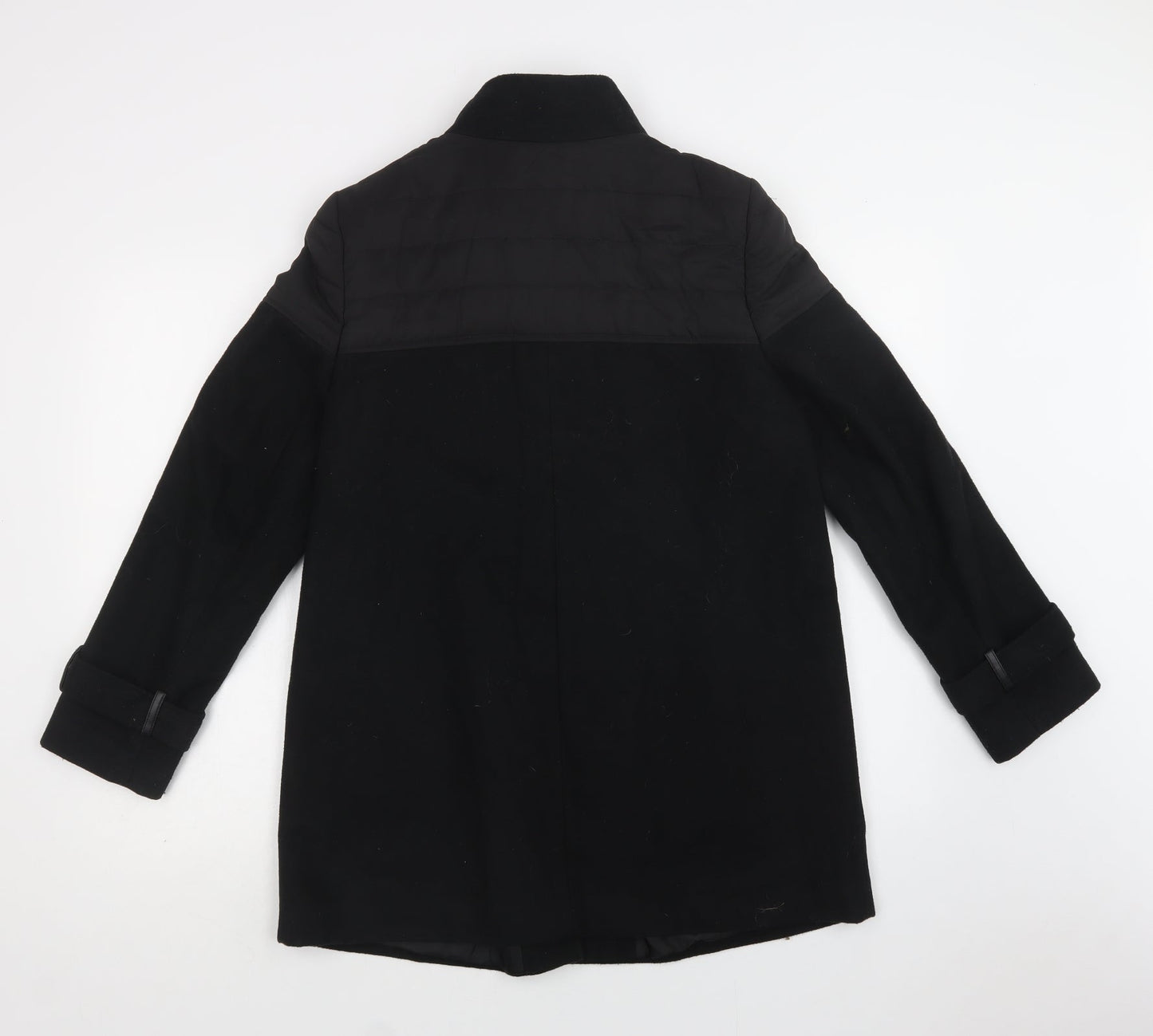 George Womens Black   Biker Coat Size 12  Zip