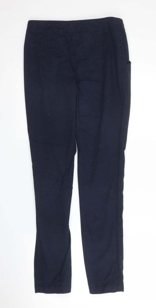 Womens UK Size 6 Dorothy Perkins Regular Fit Chino Blue Trousers
