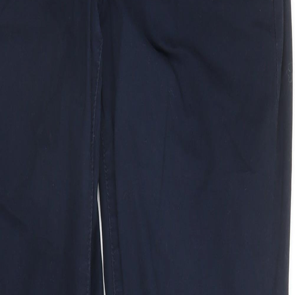 Womens UK Size 6 Dorothy Perkins Regular Fit Chino Blue Trousers