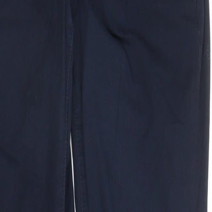 Womens UK Size 6 Dorothy Perkins Regular Fit Chino Blue Trousers