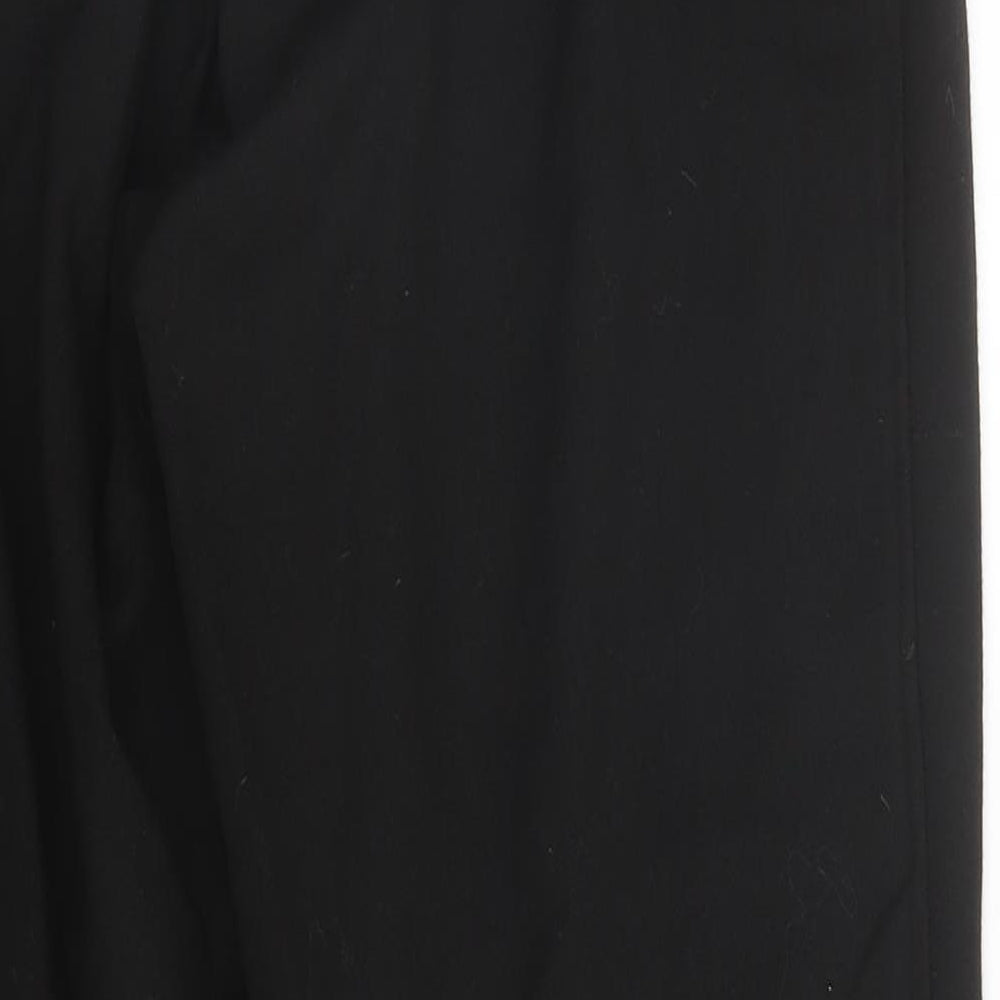 Trafaluc Womens Black  Viscose Trousers  Size M L25 in Regular
