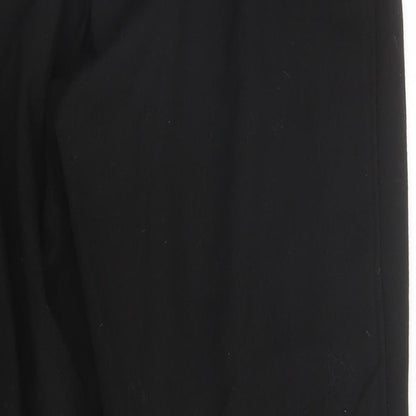 Trafaluc Womens Black  Viscose Trousers  Size M L25 in Regular