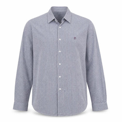 Mens UK Size 2XL Peter Worth Blue  Button-Up Long Sleeve Casual Shirt