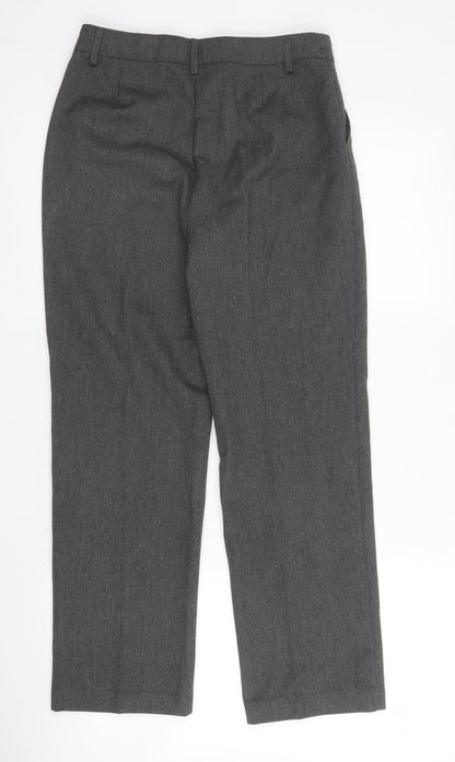 Urban Outlaws Boys Grey  Viscose Carpenter Trousers Size 11 Years L25 in Regular Zip