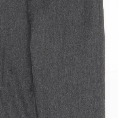 Urban Outlaws Boys Grey  Viscose Carpenter Trousers Size 11 Years L25 in Regular Zip