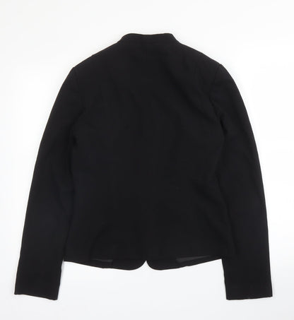 New Look Womens Black  Polyester Jacket Blazer Size 10