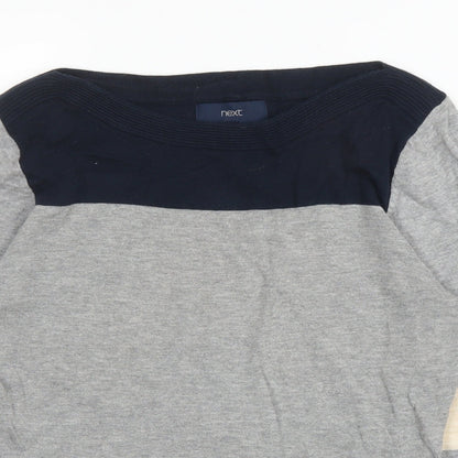 Womens UK Size 10 NEXT Grey Pullover Jumper