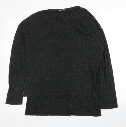 Womens UK Size 8 Select Grey Basic Blouse
