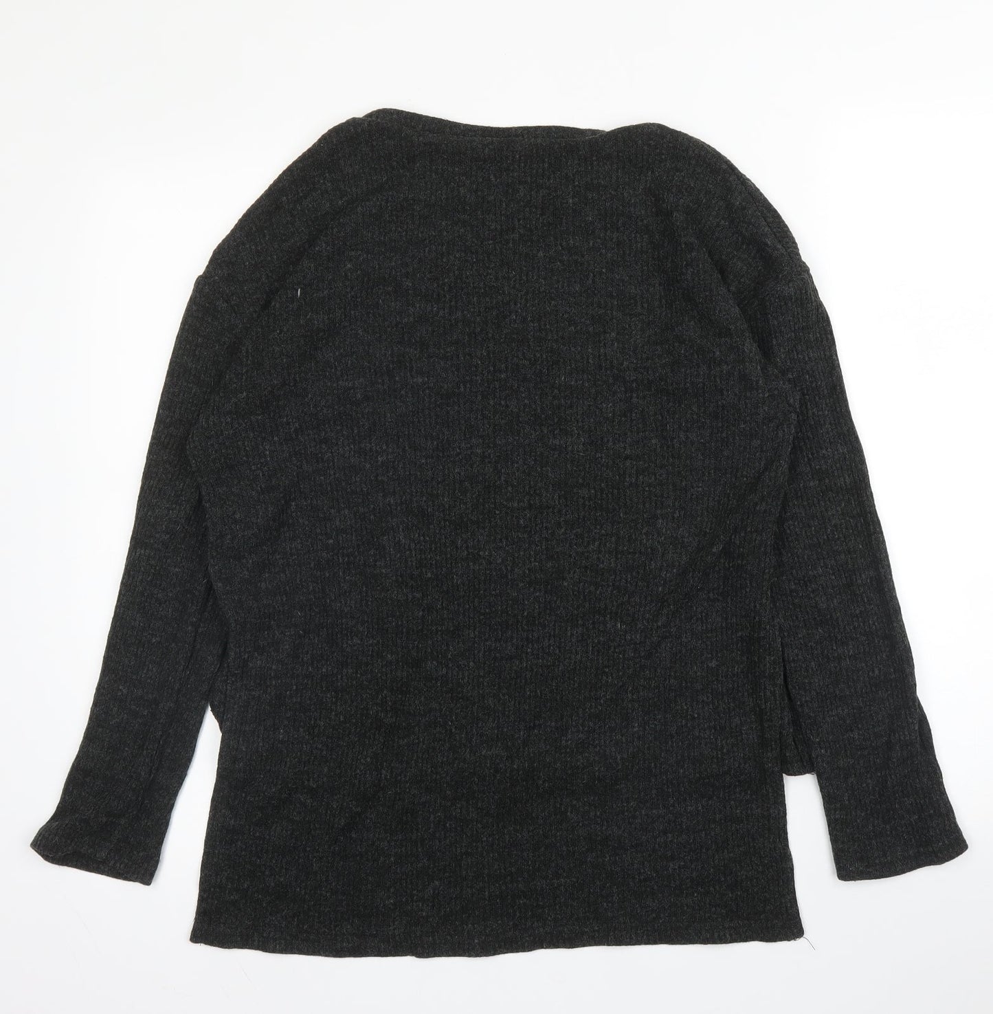 Womens UK Size 8 Select Grey Basic Blouse