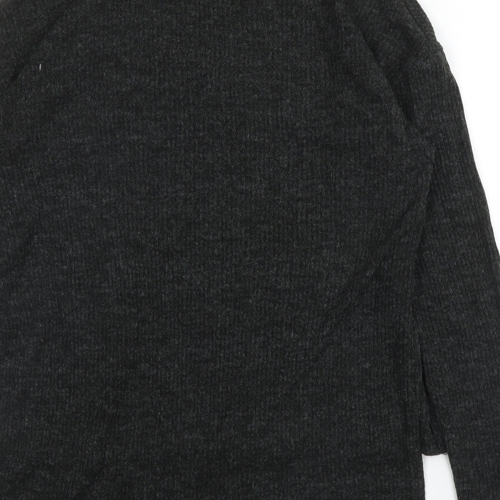 Womens UK Size 8 Select Grey Basic Blouse