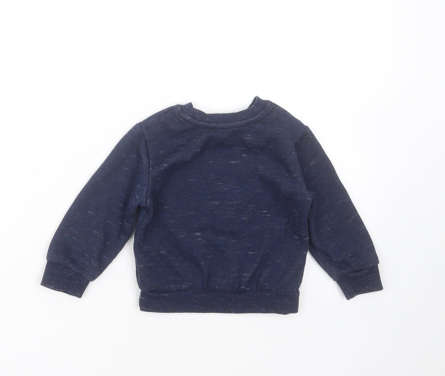 Primark Baby Blue  Polyester Pullover Jumper Size 12-18 Months   - snowman