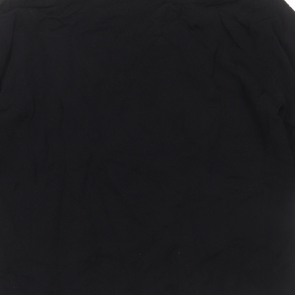 Womens UK Size S Angelina Black Pullover Jumper