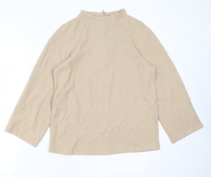 Womens UK Size 12 Marks and Spencer Beige Pullover Jumper
