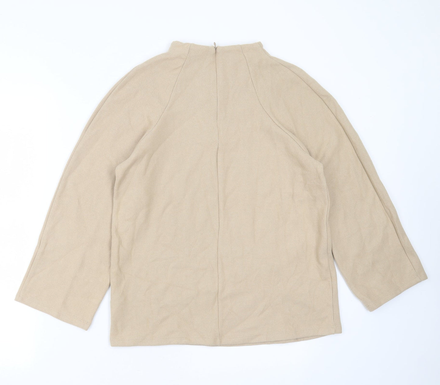 Womens UK Size 12 Marks and Spencer Beige Pullover Jumper