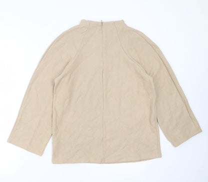 Womens UK Size 12 Marks and Spencer Beige Pullover Jumper