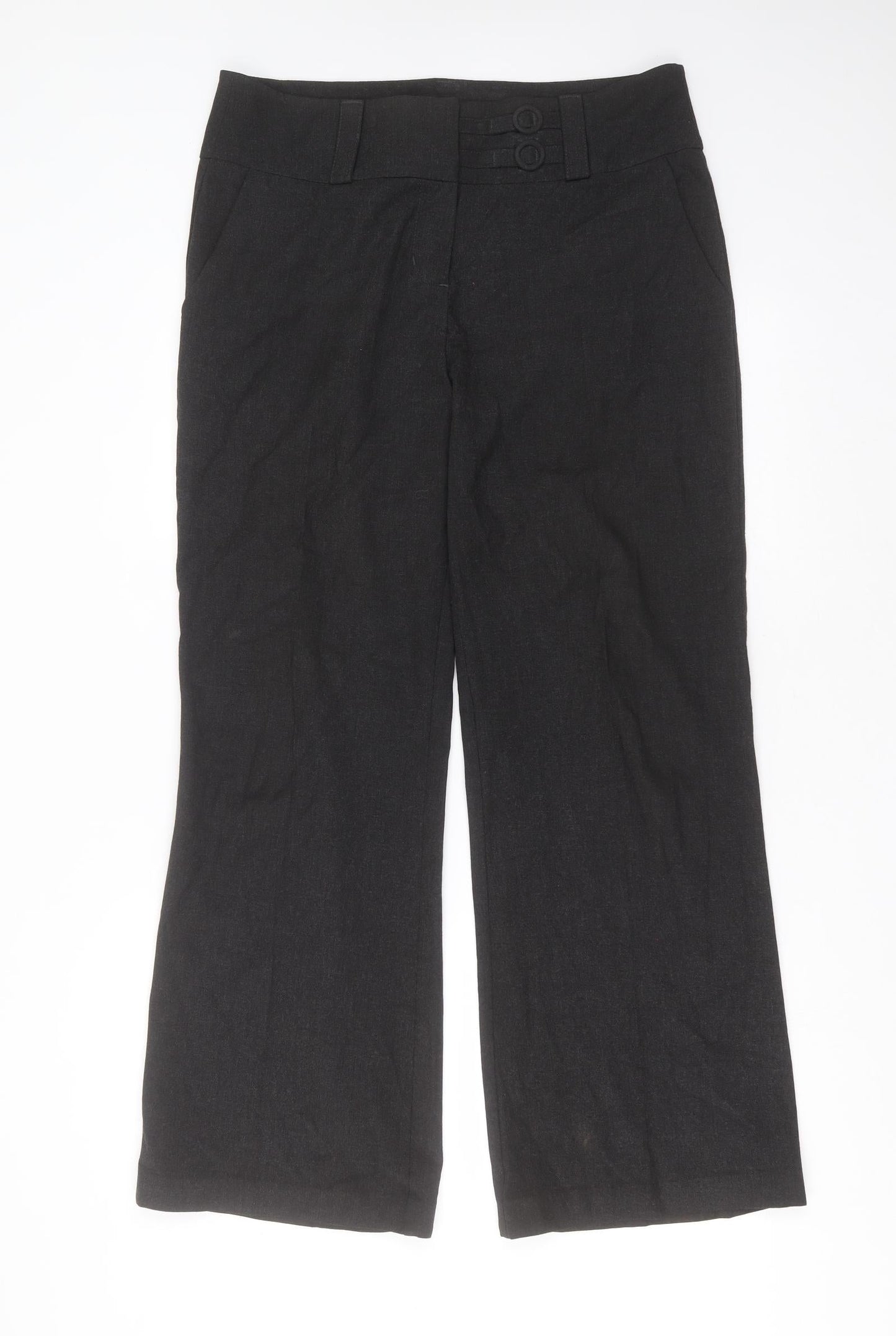 Womens UK Size 36 in Marks and Spencer Regular Fit  Grey Trousers