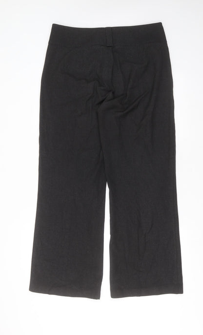 Womens UK Size 36 in Marks and Spencer Regular Fit  Grey Trousers