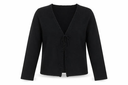 Womens UK Size S Debbie Morgan Black Cardigan Jumper