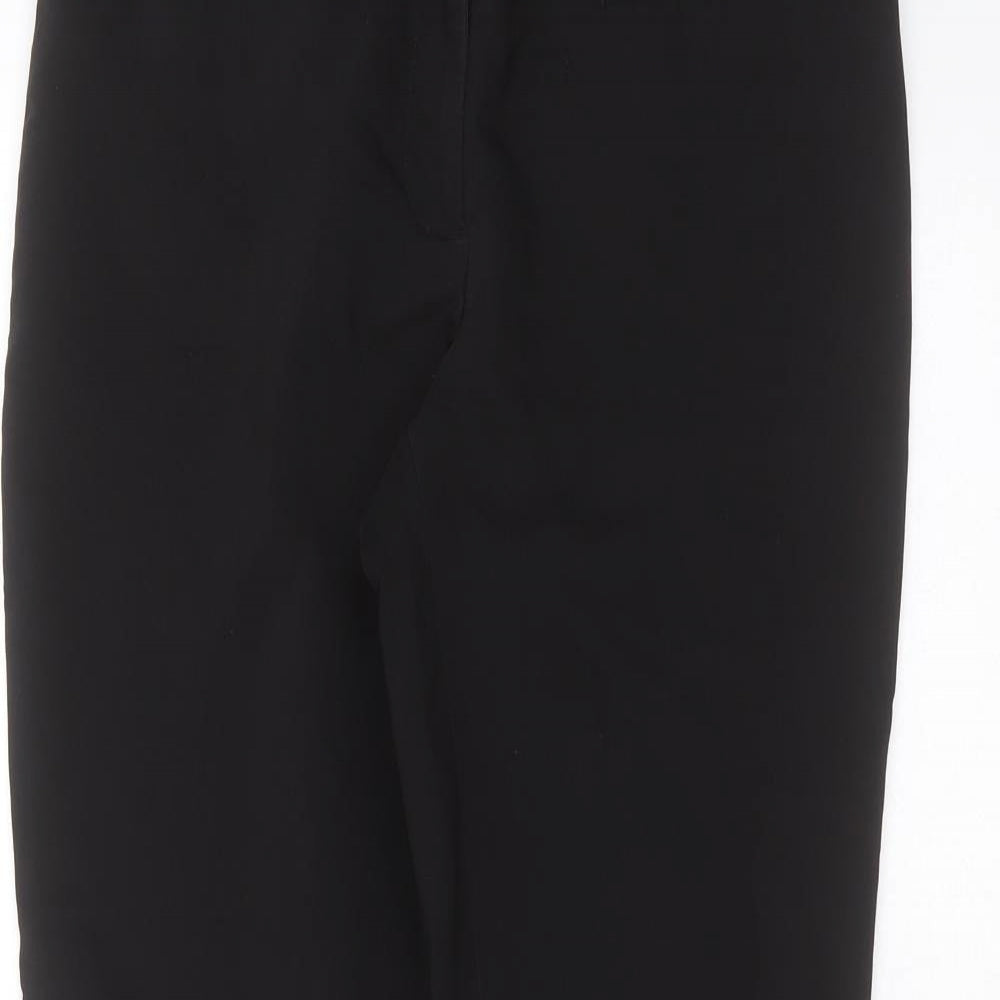 Womens UK Size 10 H&M Regular Fit  Black Trousers