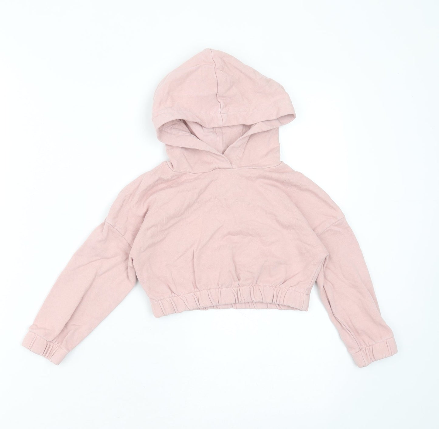 TU Girls Pink  Cotton Pullover Hoodie Size 3 Years