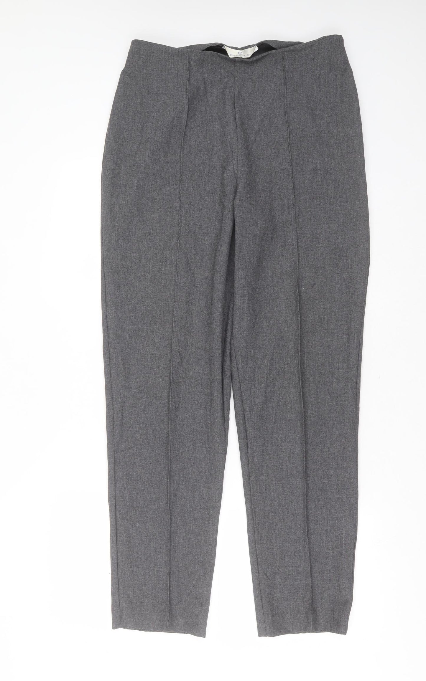 Womens UK Size 14 Essentials Regular Fit  Grey Trousers