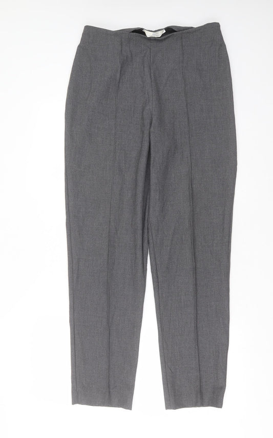 Womens UK Size 14 Essentials Regular Fit  Grey Trousers