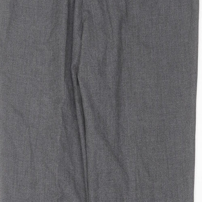 Womens UK Size 14 Essentials Regular Fit  Grey Trousers