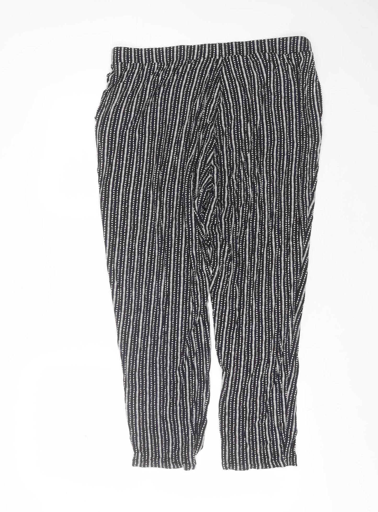 Womens UK Size 34 in Marks and Spencer Regular Fit  Black Trousers