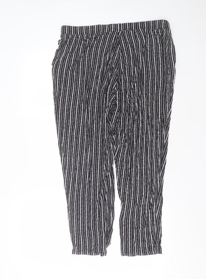 Womens UK Size 34 in Marks and Spencer Regular Fit  Black Trousers
