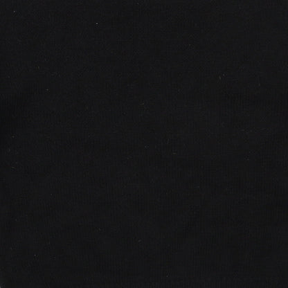 George Womens Black Round Neck  Polyester Pullover Jumper Size S