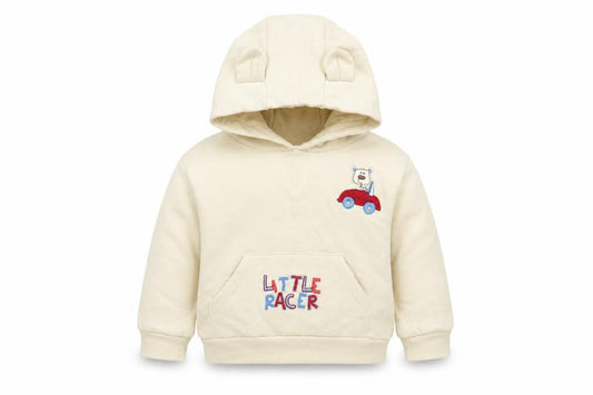 Little Precious Boys Beige  Cotton Pullover Jumper Size 6-9 Months