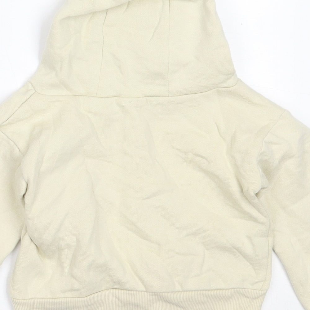Little Precious Boys Beige  Cotton Pullover Jumper Size 6-9 Months