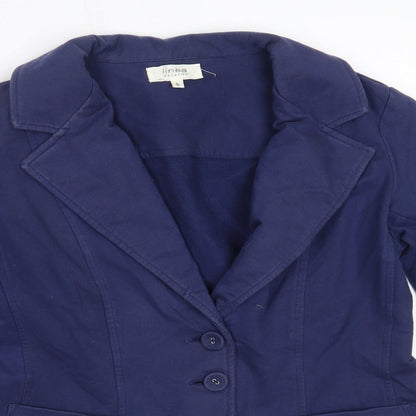 Linea Womens Blue   Jacket Blazer Size S