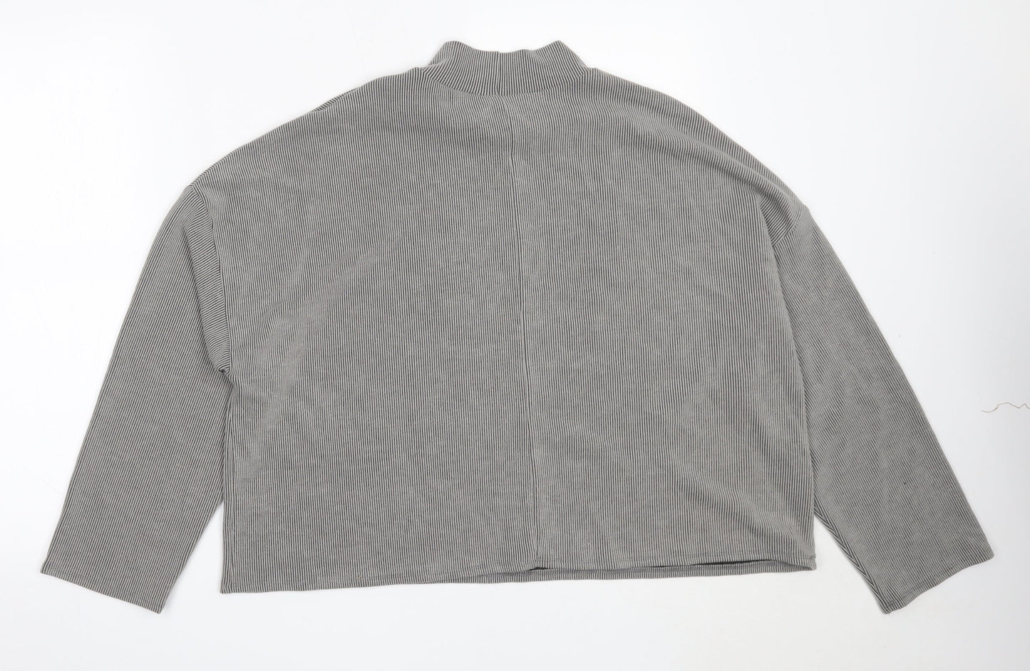 George Womens Grey High Neck  Polyester Pullover Jumper Size 14