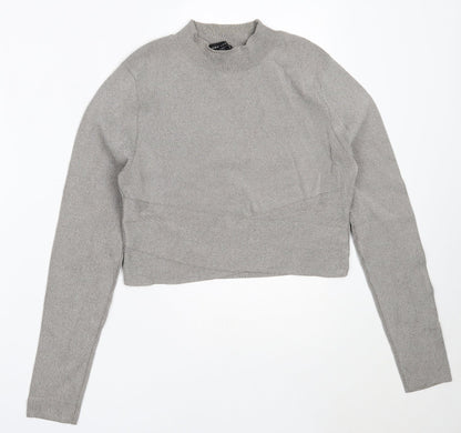 Womens UK Size 14 New Look Grey Pullover Jumper