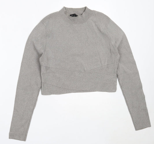 Womens UK Size 14 New Look Grey Pullover Jumper