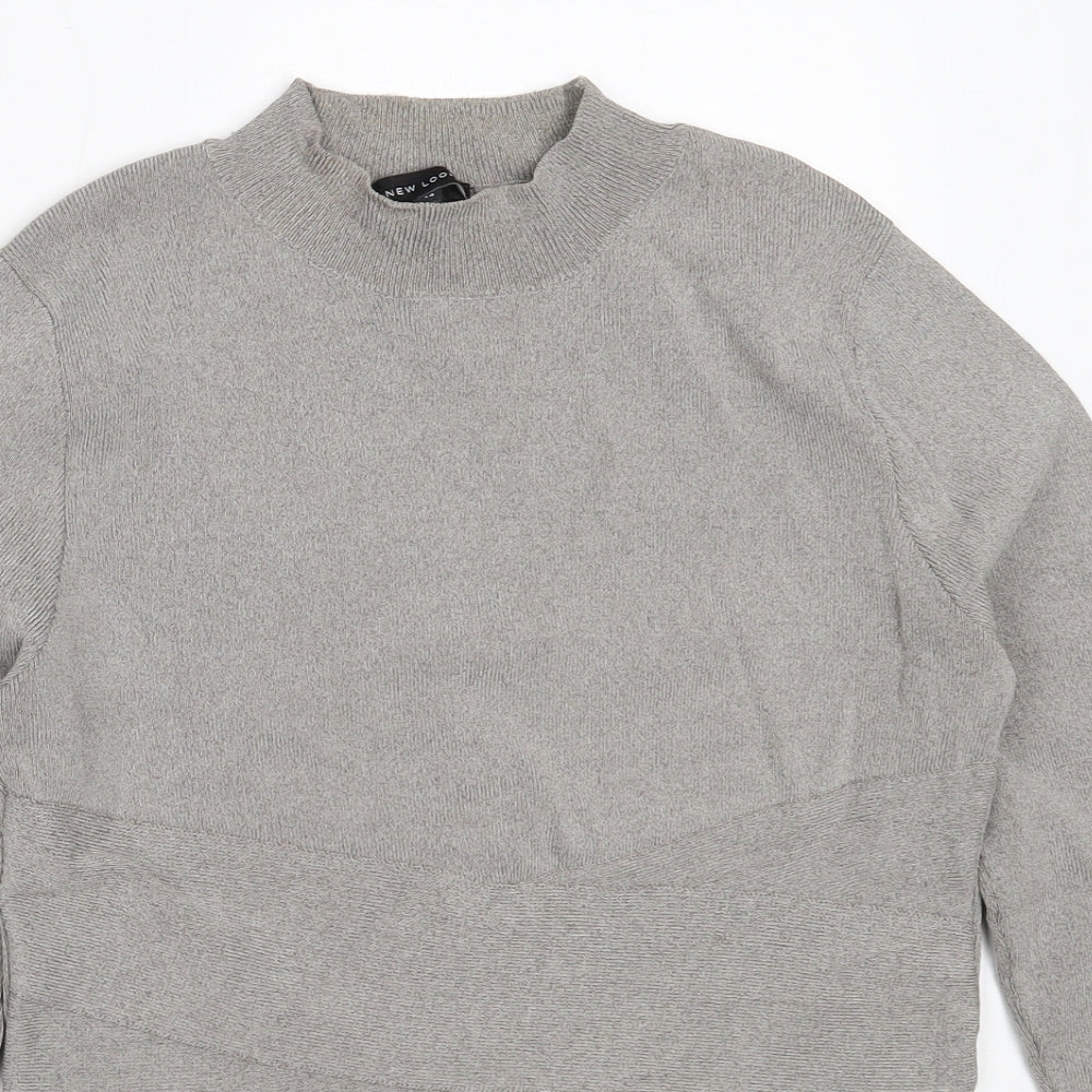 Womens UK Size 14 New Look Grey Pullover Jumper