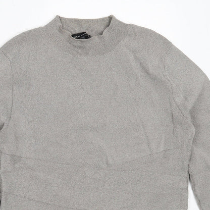 Womens UK Size 14 New Look Grey Pullover Jumper