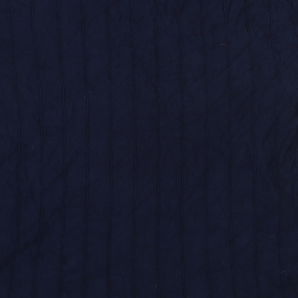 TU Womens Blue V-Neck  Viscose Pullover Jumper Size 10