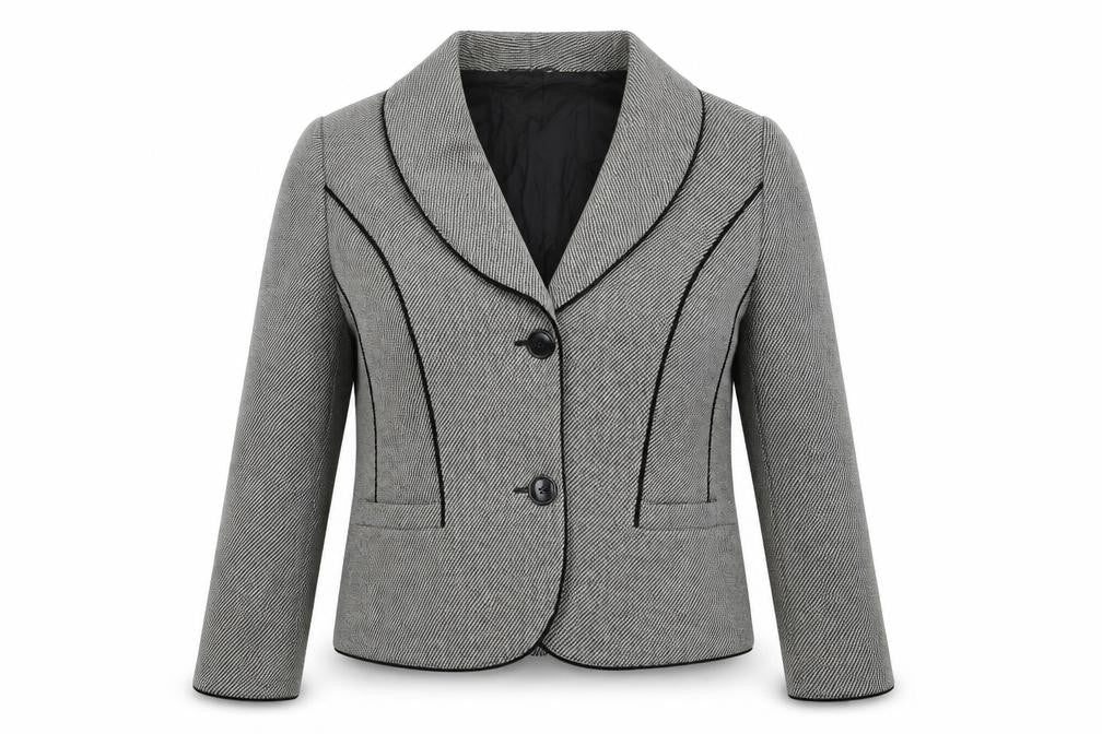 Basler Womens Grey Blazer Jacket Size 14