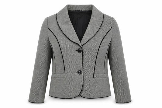 Basler Womens Grey Blazer Jacket Size 14