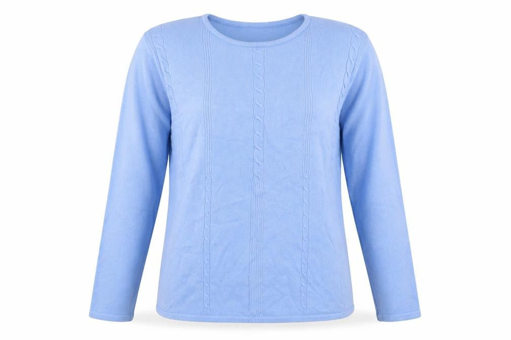 Womens UK Size M Reflect Collection Blue Pullover Jumper