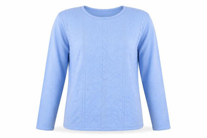 Womens UK Size M Reflect Collection Blue Pullover Jumper