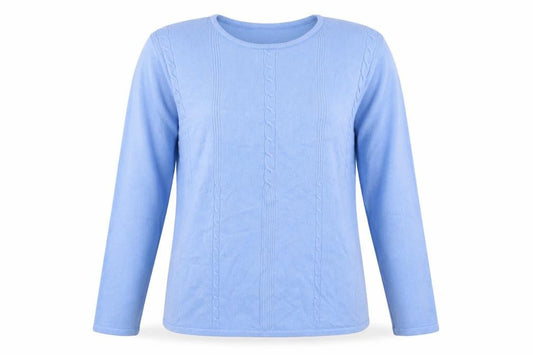 Womens UK Size M Reflect Collection Blue Pullover Jumper