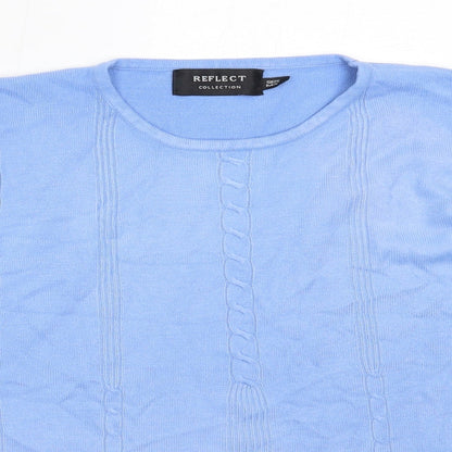 Womens UK Size M Reflect Collection Blue Pullover Jumper