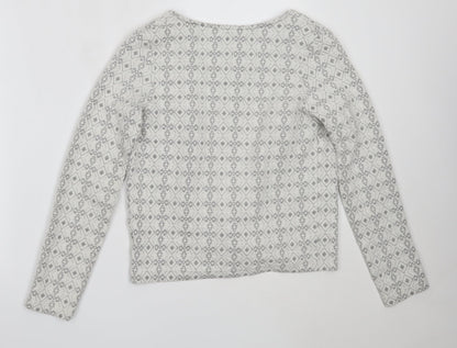 Womens UK Size 6 NEXT Ivory Cardigan Jumper