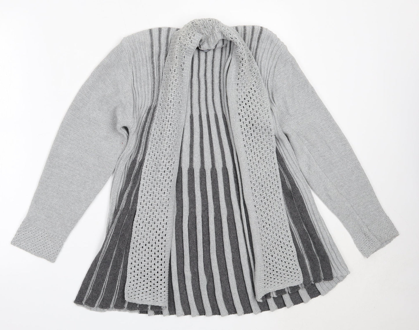 Womens UK Size S Pulse Grey Cardigan Jumper